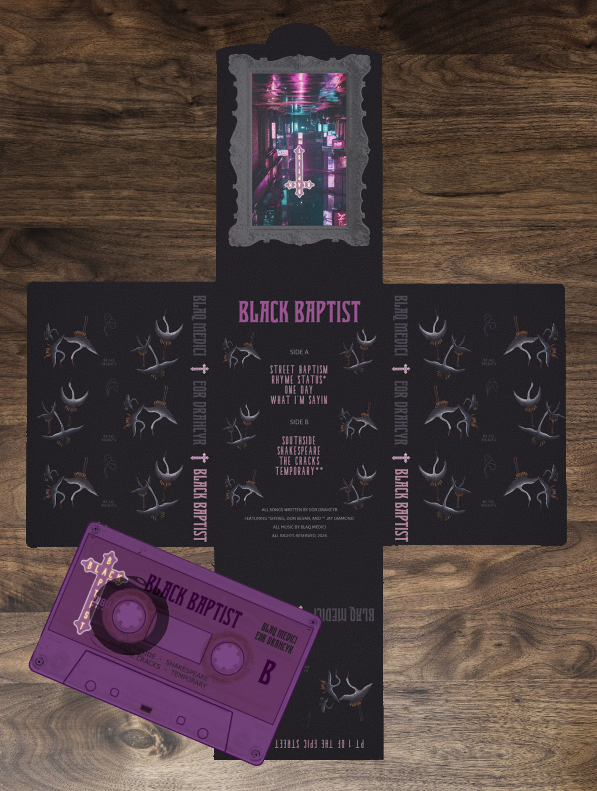 BLACK BAPTIST (Maltese Cross Cassette)